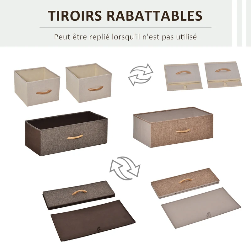Meuble de rangement chiffonnier chambre 58 x 29 x 78,5 cm 4 tiroirs amovibles gain de place style scandinave en MDF noir 21_0001483
