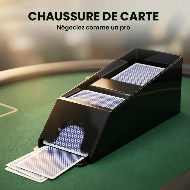 Mallette de poker complète 38 x 37 x 15 cm pour 10 joueurs 500 jetons kit soirée casino moderne cosy léger en abs argent 21_0006663