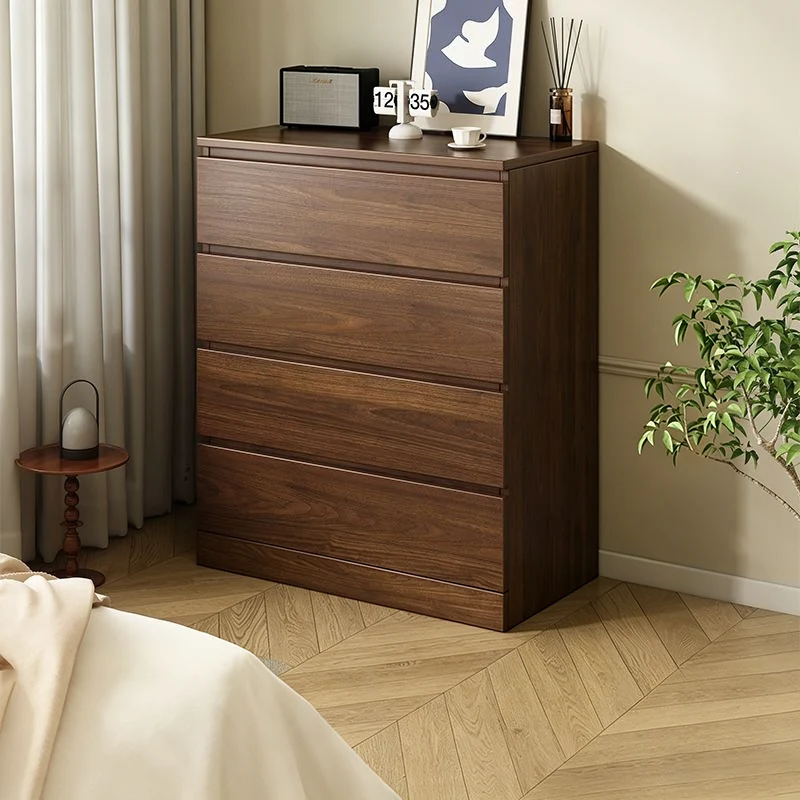 Contemporary Nordic Rectangular Particle Board Storage Cabinet 4/6 Drawer For Living Room