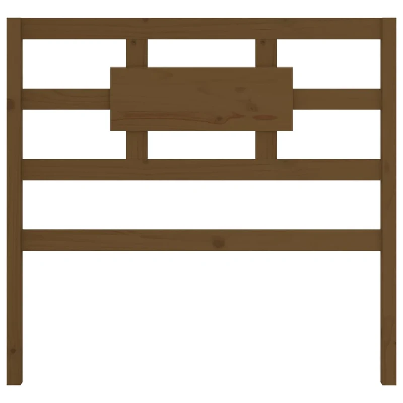 Tête de lit accessoire couchage chambre à coucher meuble 95,5 x 4 x 100 cm bois massif marron clair TDL0202819