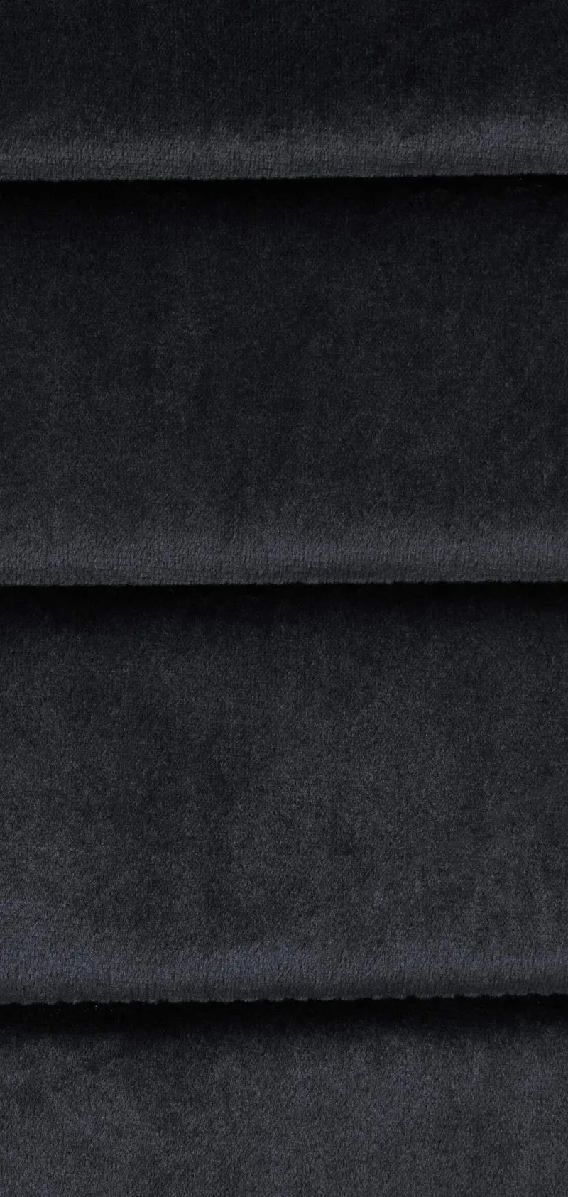 Lot de 6 chaises de salle à manger design simple en tissu velours noir avec couture cadre en métal noir CDS10293