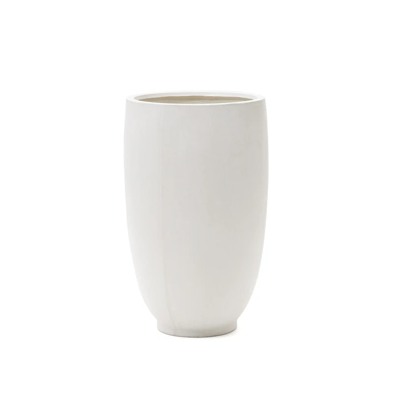 Aiguablava White Cement Planter Ø 75 cm