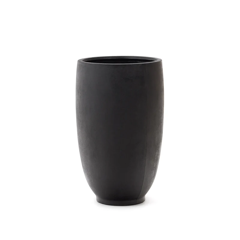 Aiguablava Black Cement Planter Ø 75 cm