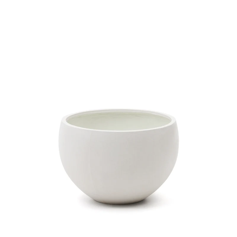 Grau White Cement Planter Ø 72 cm
