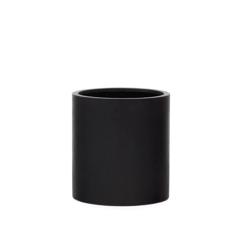 Aiguablava plant pot in black cement, Ø 52 cm