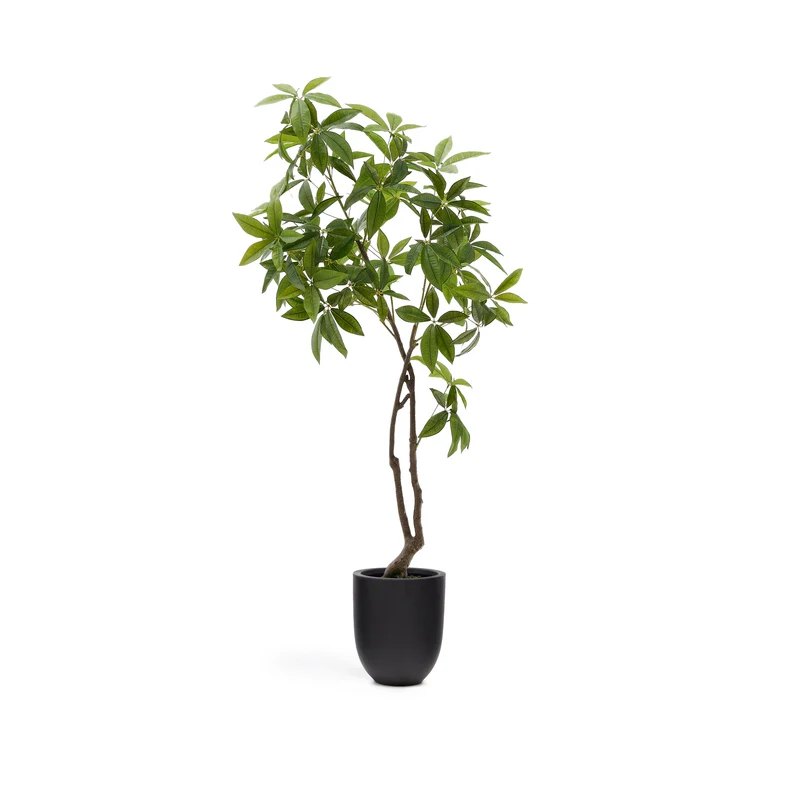 Artificial Pachira tree in black pot 180 cm
