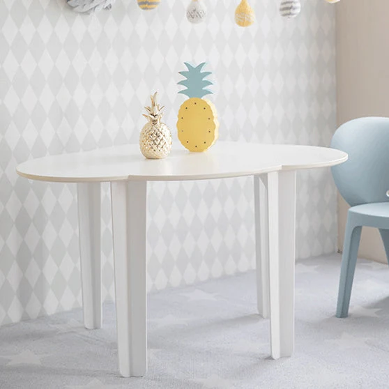 Modern Minimalist PP Cloud Design Four Legs Kids Table For Living Room