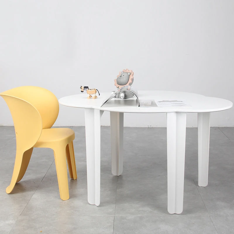 Modern Minimalist PP Cloud Design Four Legs Kids Table For Living Room
