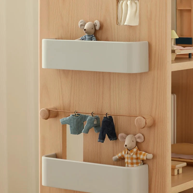 Solid Beech Wood Rotating Kids Bookshelf - Nordic Book Display Shelf With 360° Access And Multi-Level Storage For Books & Toys For Living Room
