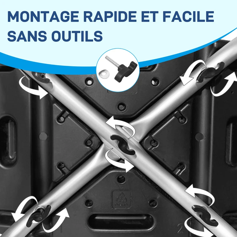 Tabouret de douche pour personnes âgées 50 x 36 x 39,5-56,5 cm antidérapant réglable moderne épuré en aluminium noir 21_0000903