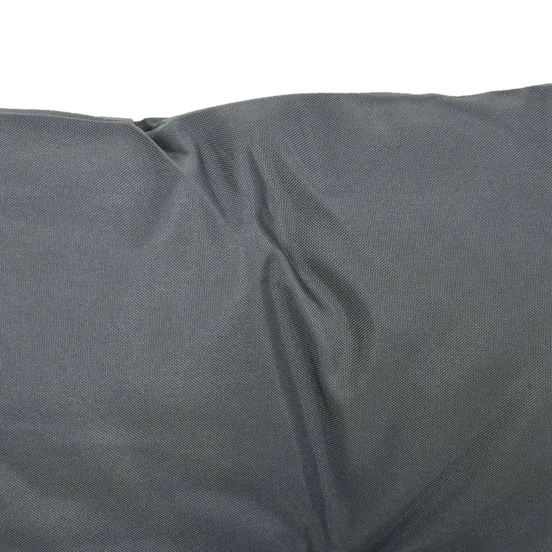 Lot de 2 coussins chaise d'extérieur 98 x 50 x 8 cm assise dossier rembourrés capitonnés contemporain en polyester gris 21_0004574