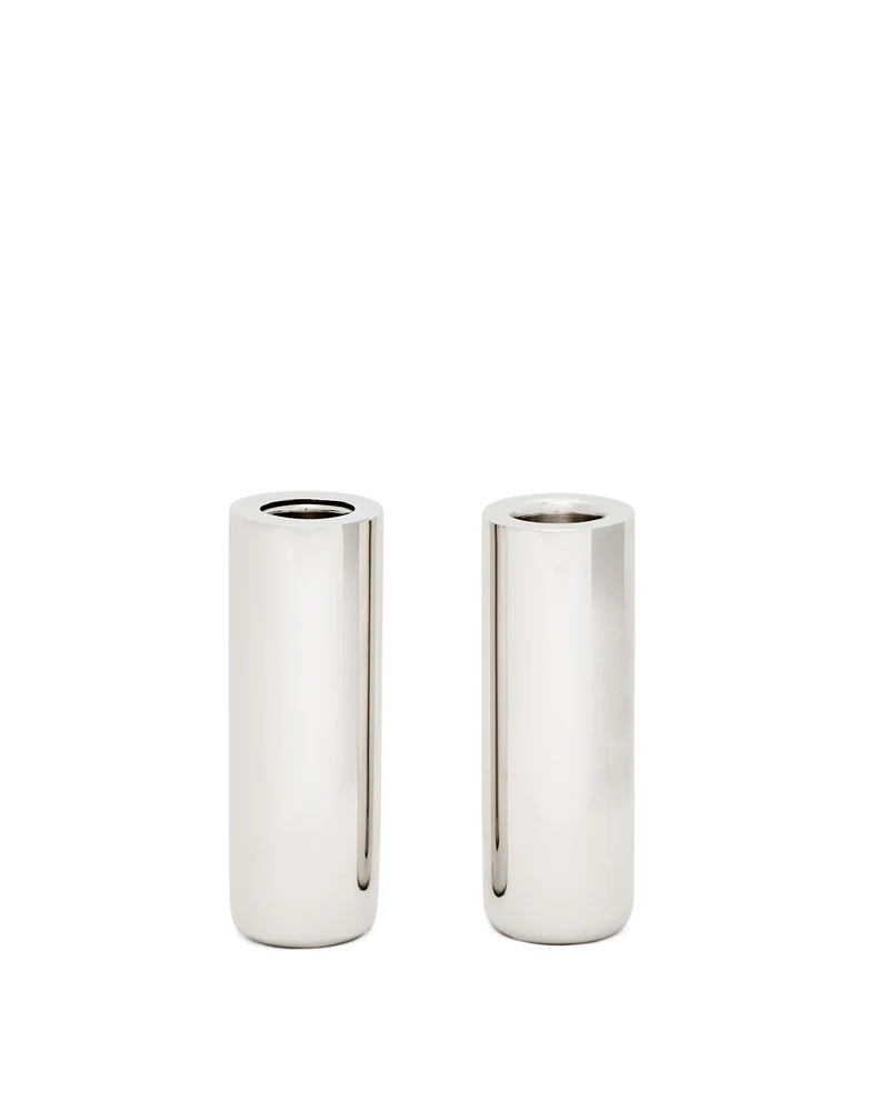 Nirela set of 2 candle holders 11cm