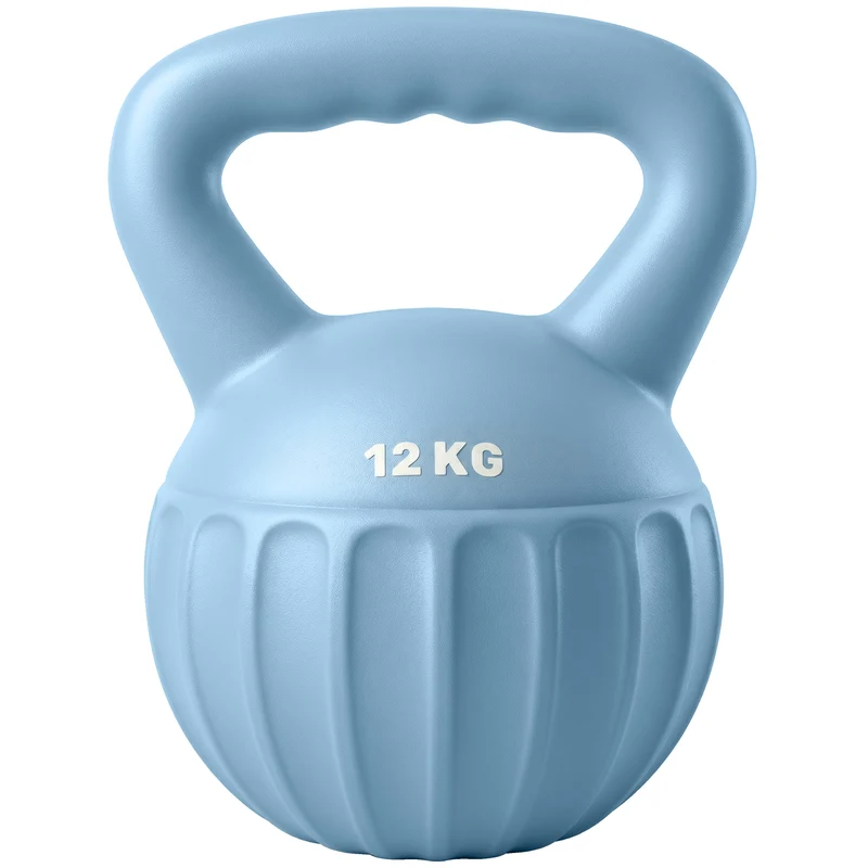 Poids russe musculation 23 x 23 x 30 cm prise antidérapante base stable idéal entraînement salon moderne en PP bleu 21_0006898
