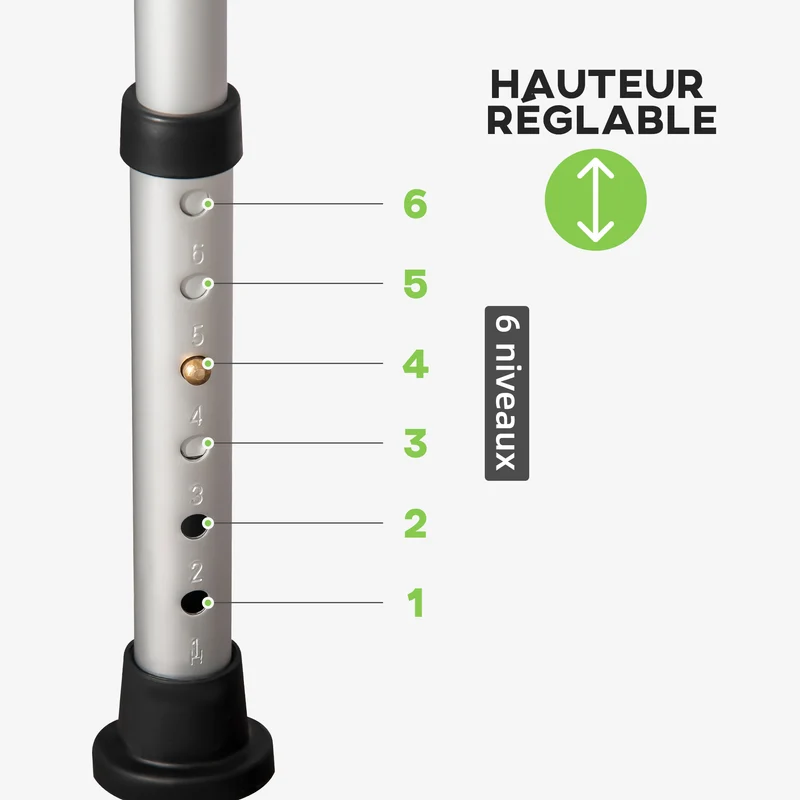 Chaise de bain pour seniors réglable 51,5 x 49,5 x 68,5-81 cm assise concave pieds antidérapants épuré en aluminium vert 21_0000888