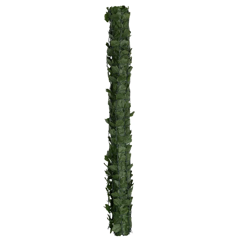 Haie artificielle brise-vue 300 x 1 x 150 cm intimité optimale anti-uv décoratif tendance en polyéthylène vert foncé 21_0003932