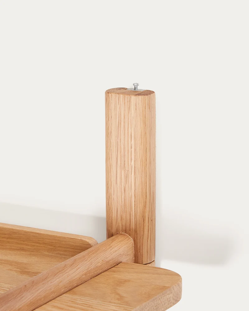 Sitra modular shelf, 1 solid oak wood shelf in a natural finish, 110 cm, FSC Mix Credit
