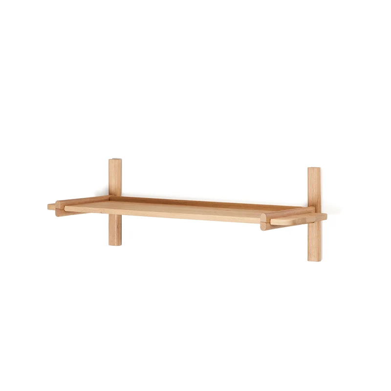 Sitra modular shelf, 1 solid oak wood shelf in a natural finish, 90 cm, FSC Mix Credit