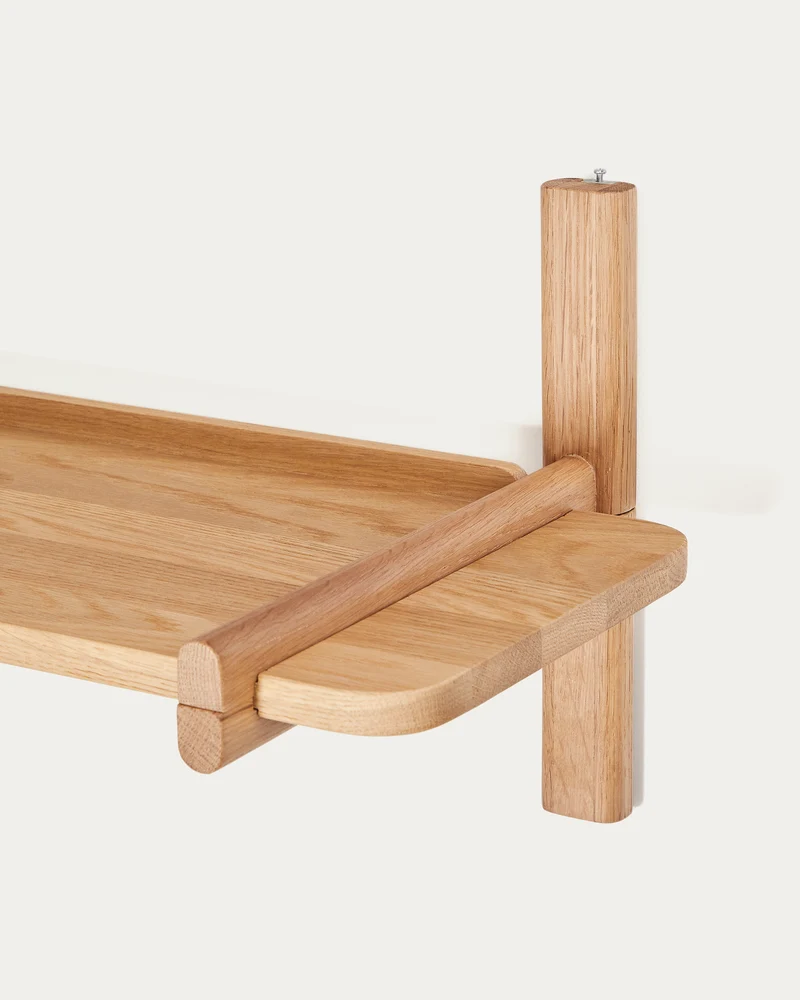 Sitra modular shelf, 1 solid oak wood shelf in a natural finish, 90 cm, FSC Mix Credit