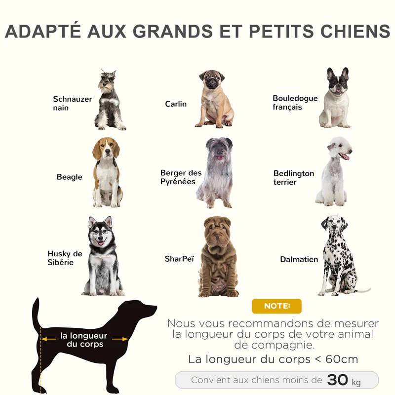 Lot de 2 lits sur pieds pour chien et chat 92 x 76 x 18 cm ventilation optimale confort moderne épuré en textilène noir 21_0007379