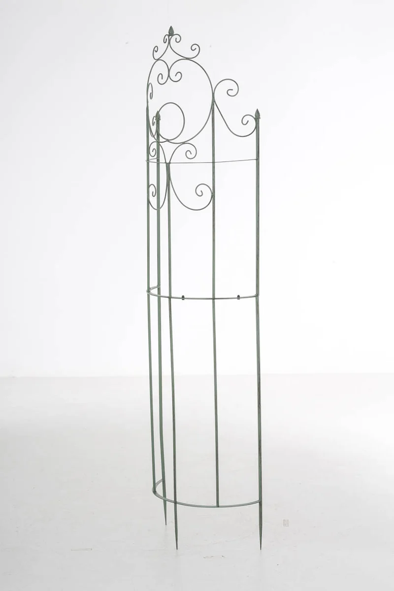 Treillis de jardin pour plantes grimpantes tuteur pour rosiers en métal bronze 10_0003886