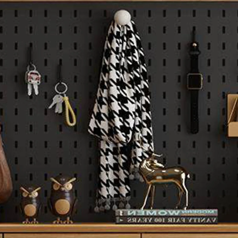 Modern Minimalist Eco Board Bamboo Charcoal Panels PVC Rectangular Shoe Storage With Coat Rack 2/3 Drawers Entryway Organizer For Hallway & Living Room