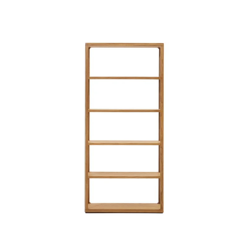 Maymai shelf with solid oak structure 90 x 193 cm
