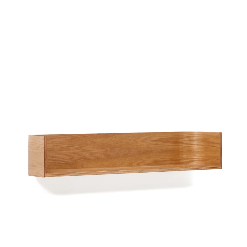 Octavia shelf made of ash plywood FSC Mix Credit 90 x 20 cm