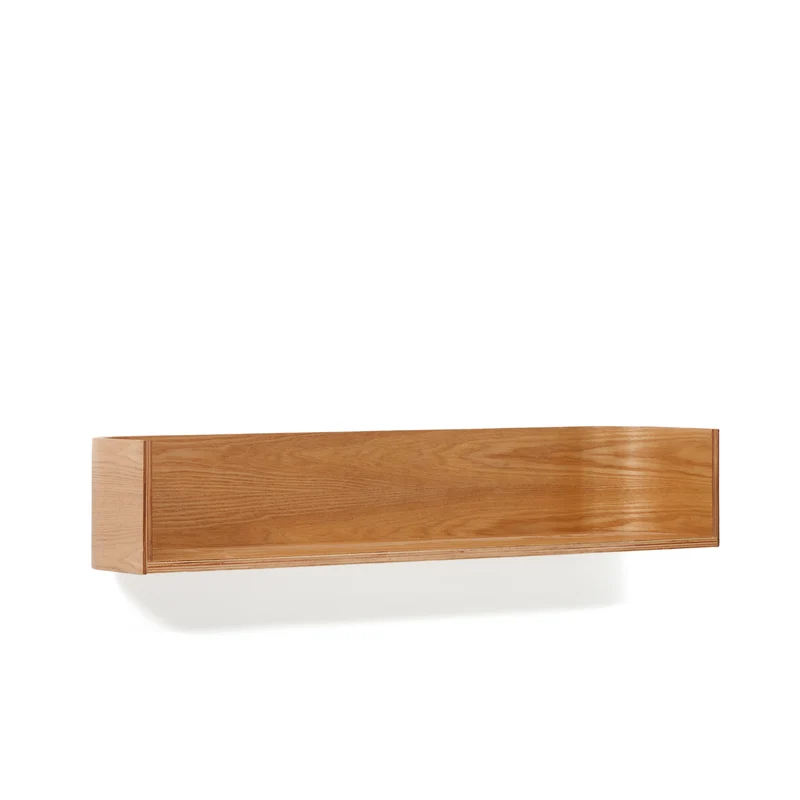 Octavia shelf made of ash plywood FSC Mix Credit 90 x 20 cm