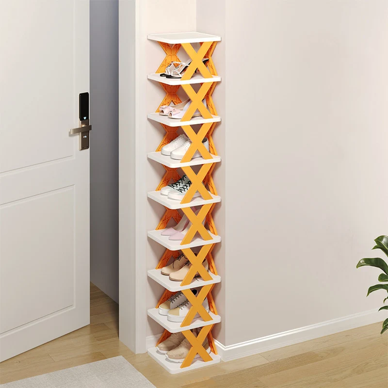Modern Minimalist PP Rectangular Shoe Storage 8-Tier Space-Saving Design For Entryway