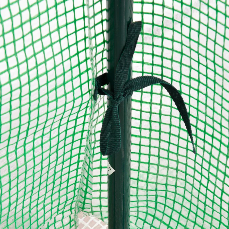 Serre de jardin à légumes 300 x 100 x 200 cm protection insectes et gel ventilation design moderne en polyéthylène vert 21_0004178