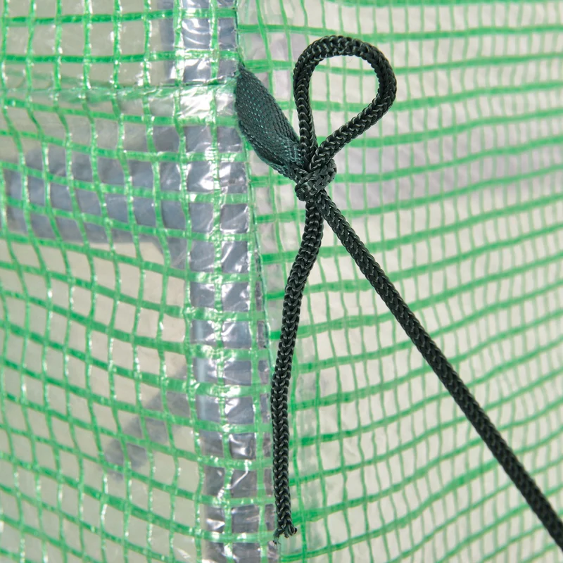 Serre de jardin à légumes 300 x 100 x 200 cm protection insectes et gel ventilation design moderne en polyéthylène vert 21_0004178
