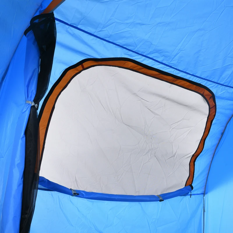 Tente de voiture pour suv hayon 5-6 personnes 239 x 210 x 210 cm imperméable trois portes moderne en polyester bleu 21_0006487