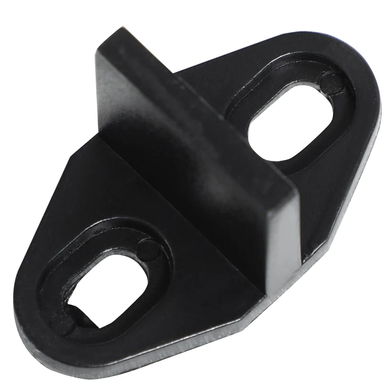 Kit quincaillerie pour porte coulissante 200 x 40 x 0,6 cm gain de place silencieux moderne en acier au carbone noir 21_0007144