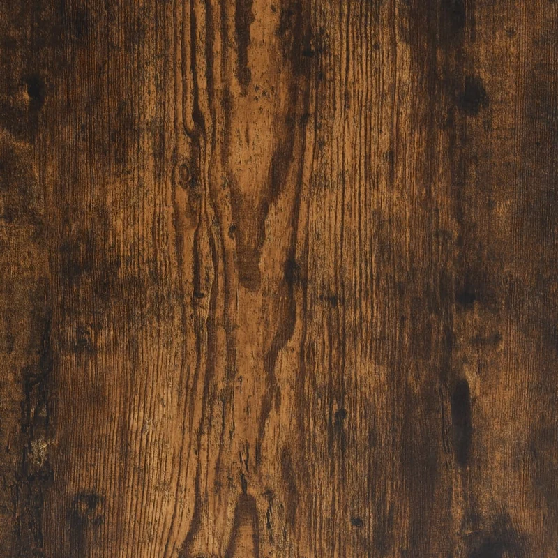 Table basse avec tiroirs design rustique 55 x 55 x 36,5 cm bois d'ingénierie marron et métal DEC038430