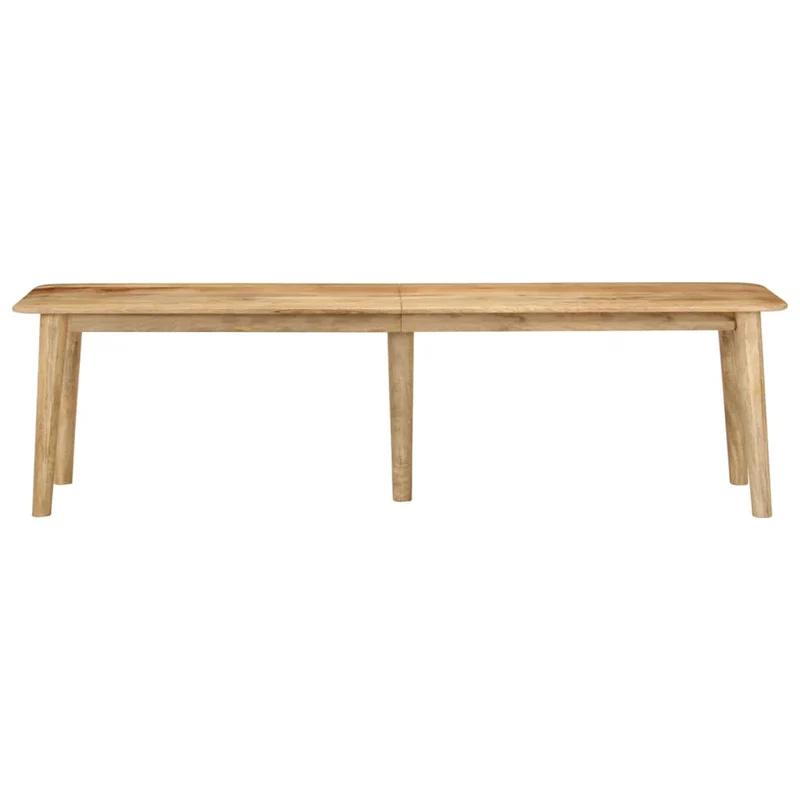 Banc de salle à manger cuisine design rustique 160 x 40 x 45 cm en bois massif de manguier DEC024999