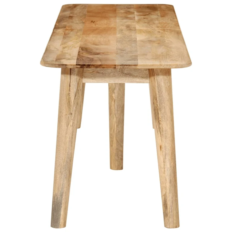 Banc de salle à manger cuisine design rustique 160 x 40 x 45 cm en bois massif de manguier DEC024999