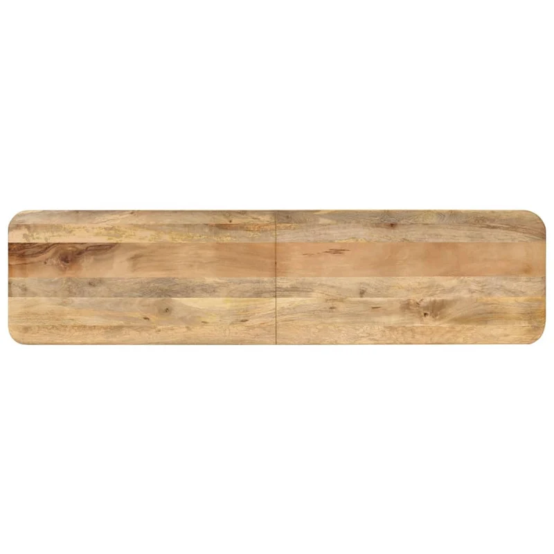 Banc de salle à manger cuisine design rustique 160 x 40 x 45 cm en bois massif de manguier DEC024999