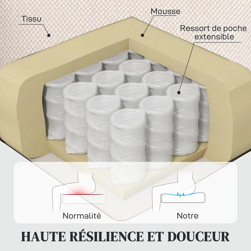 Fauteuil massant inclinable 85 x 91 x 104 cm chauffant huit points de massage moderne ambiance cosy en chenille beige 21_0000831