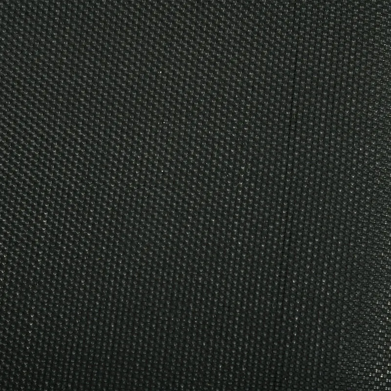Tapis de trampoline rond 202 cm rebond optimal couture renforcée jardin extérieur contemporain en polypropylène noir 21_0006415