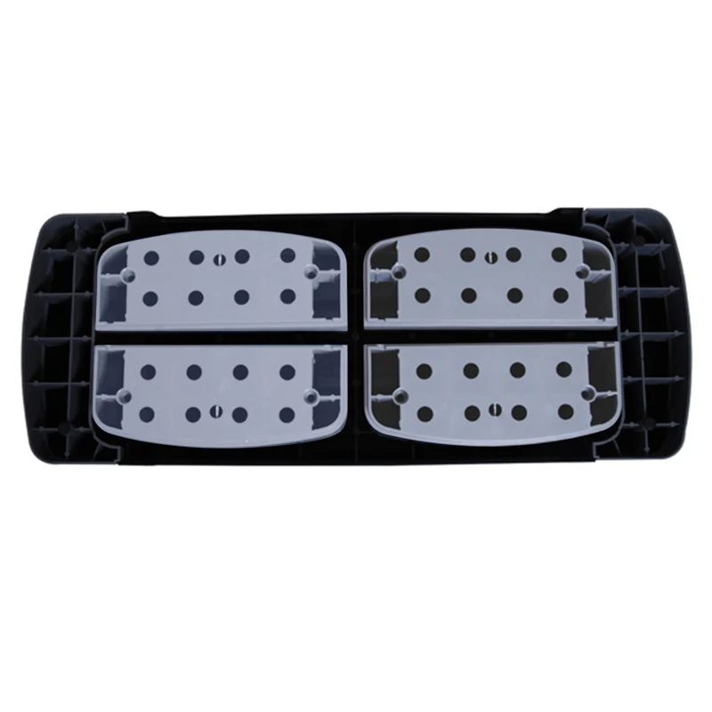 Plateforme d'aérobic réglable 78 x 29 x 20 cm antidérapante charge maximale 250 kg salon design très moderne en PP noir 21_0006966