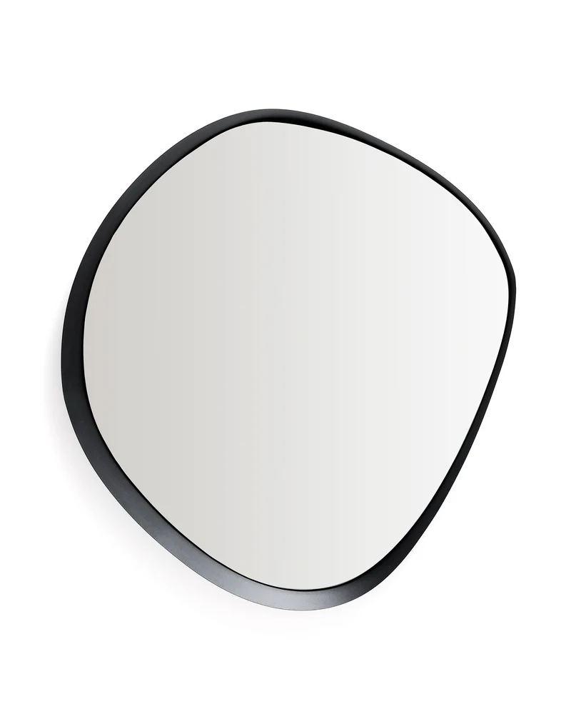 Tebel black metal mirror 85 x 93.5 cm