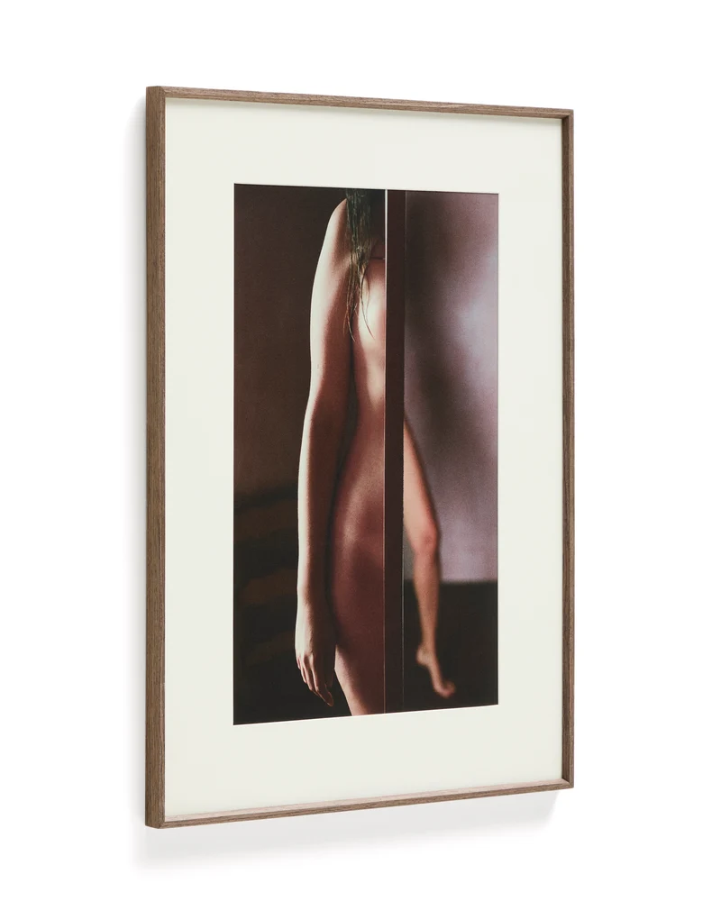 Zavira picture with photograph of female body 50 x 70cm