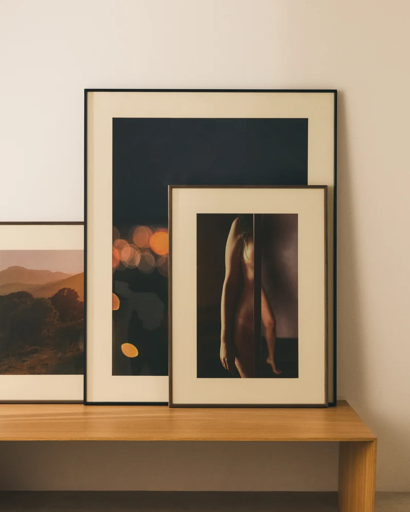 Zavira picture with photograph of female body 50 x 70cm