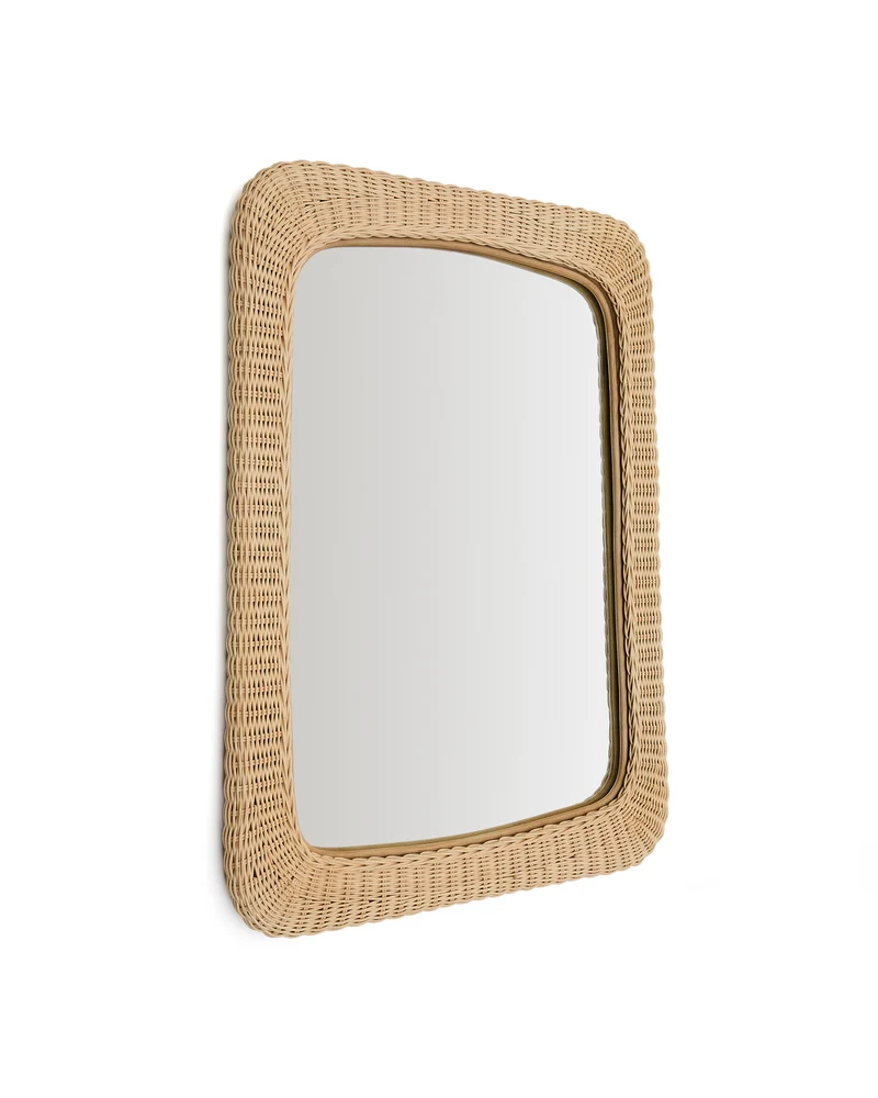 Zilna rattan mirror 58 x 79cm