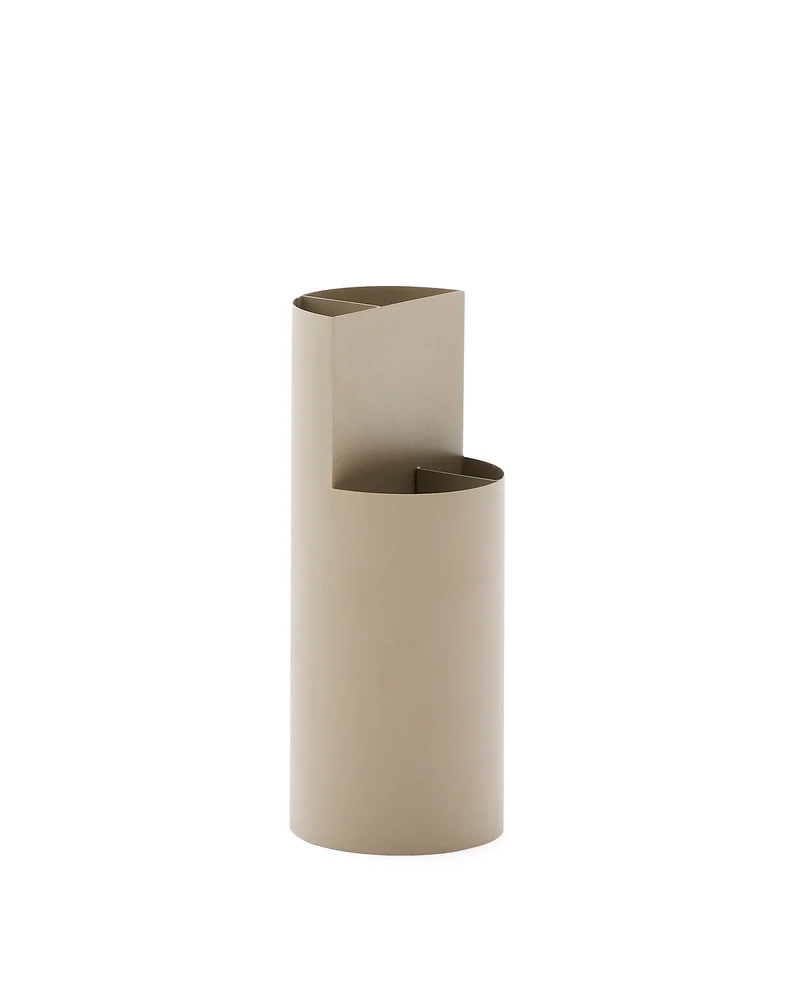 Atin beige metal small umbrella stand