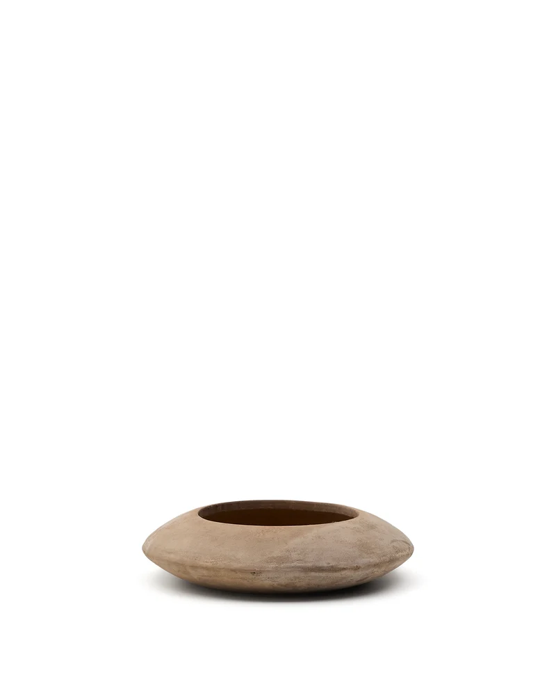 Rivor terracotta planter with natural finish Ø 65cm