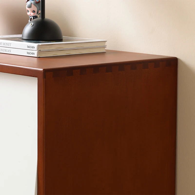 Traditional French Rubber Wood Stainless Steel Square Storage Cabinet 4/6 Storage For Living Room