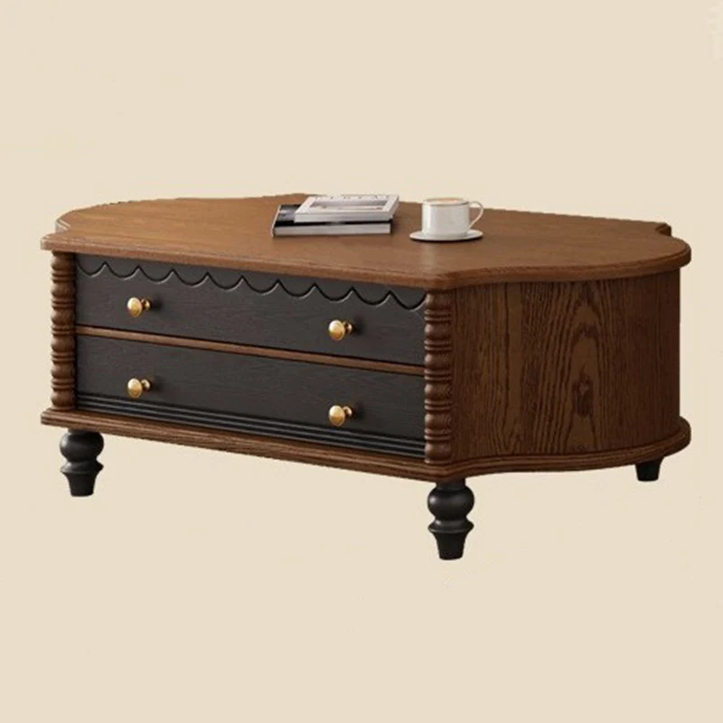 Traditional French Ash Wood Glass Butterfly Round Rectangular Storage Cabinet 2/3-Drawer For Living Room