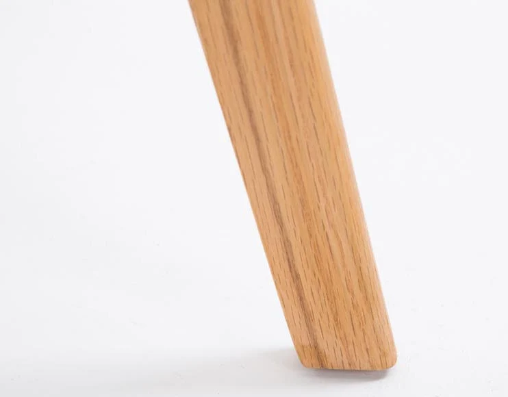 Lot de 2 tabourets de bar style scandinave avec assise en similicuir et plastique blanc et structure en bois naturel 10_0006391