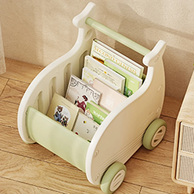 Contemporary Creative Whale-Shaped Eco-Friendly HDPE Movable Kids Storage Cabinet 1-Storage For Living Room & Bedroom